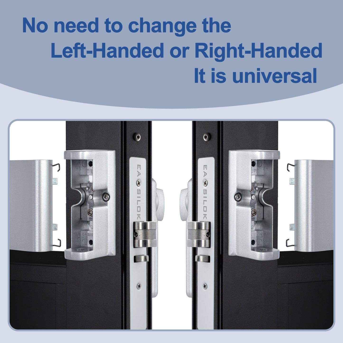 EASILOK SK4510S(sfic): Universal Handing Mechanical Keyless Storefront Door Deadlatch | SFIC Key Override | Drill-Free DIY Adams Rite 4510S Replacement with Push Paddle 1.1/8" 31/32" - Black