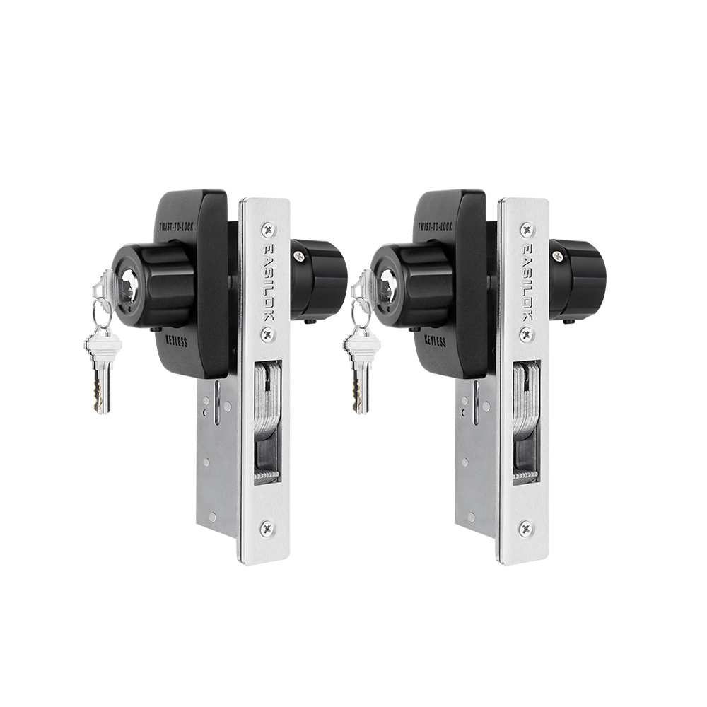 EASILOK SM11 - the ONLY Storefront Door Lock Keyless(Mechanism-Based) replacing the Adams Rite mortise directly