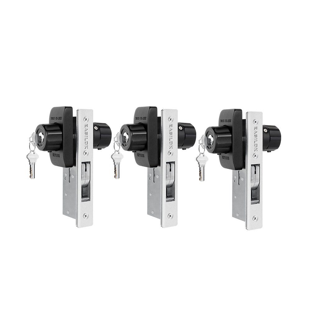 EASILOK SM11 - the ONLY Storefront Door Lock Keyless(Mechanism-Based) replacing the Adams Rite mortise directly