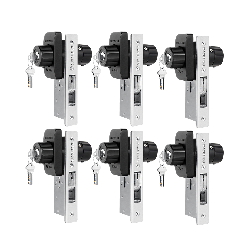 EASILOK SM11 - the ONLY Storefront Door Lock Keyless(Mechanism-Based) replacing the Adams Rite mortise directly