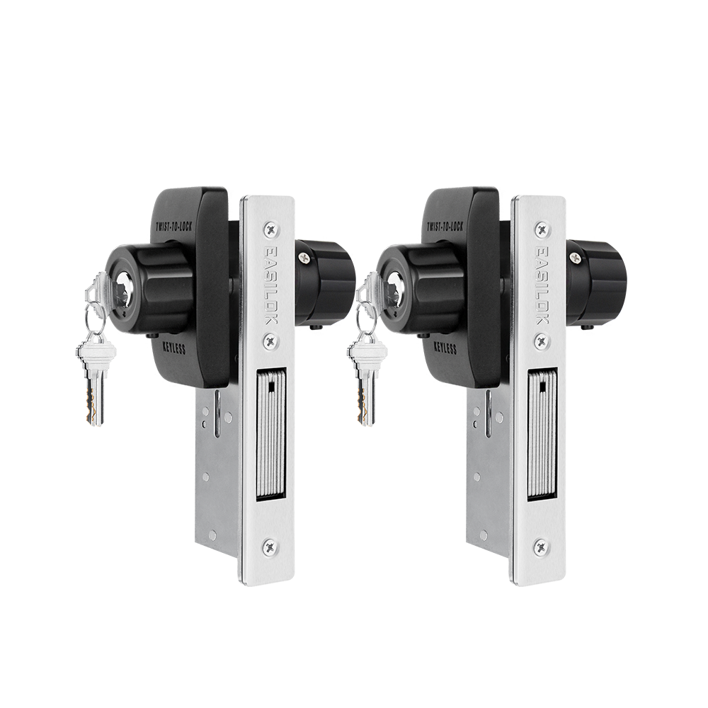 EASILOK SM11 - the ONLY Storefront Door Lock Keyless(Mechanism-Based) replacing the Adams Rite mortise directly