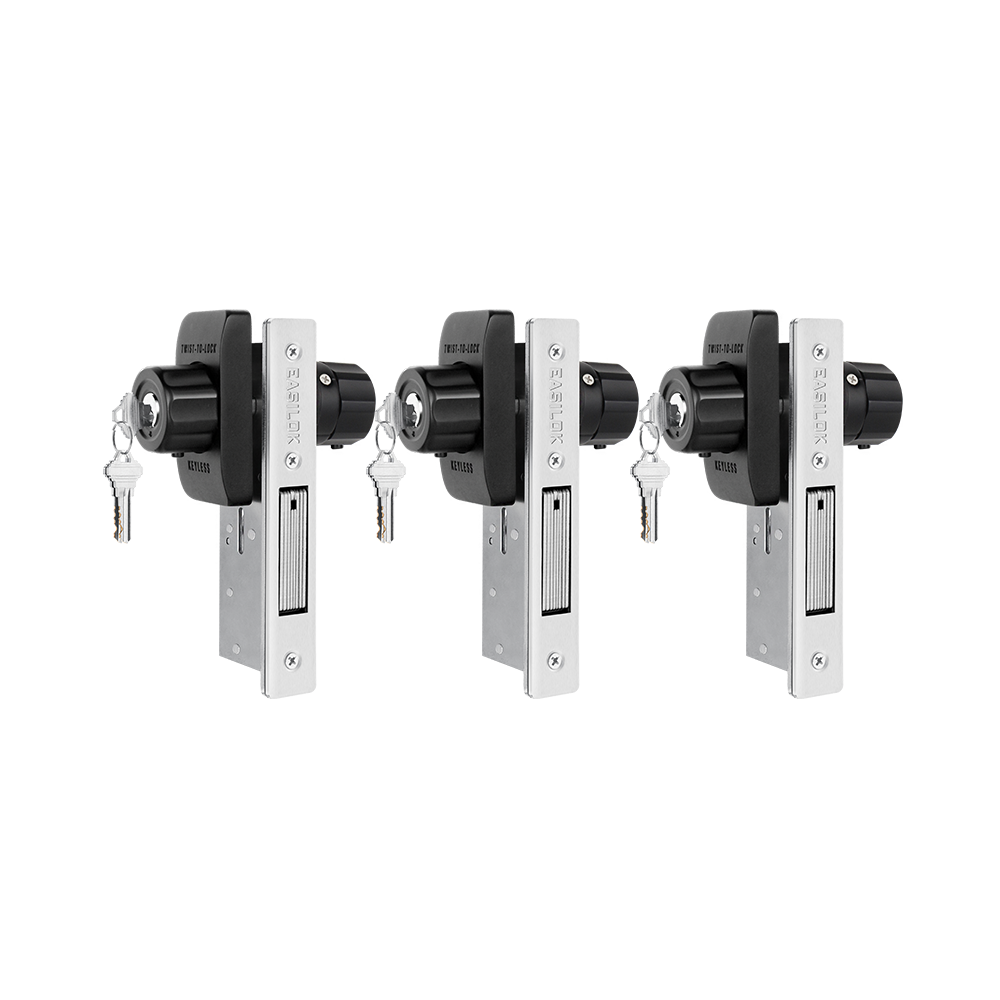 EASILOK SM11 - the ONLY Storefront Door Lock Keyless(Mechanism-Based) replacing the Adams Rite mortise directly
