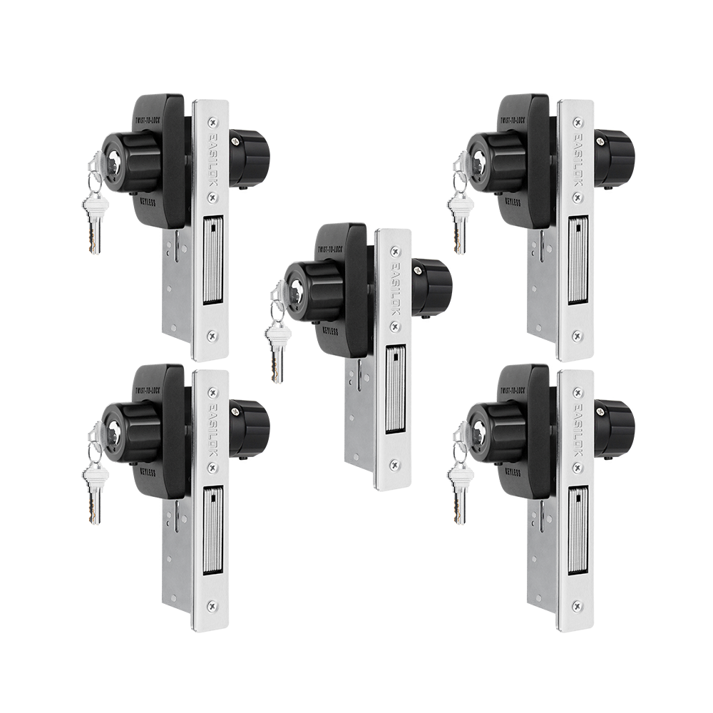 EASILOK SM11 - the ONLY Storefront Door Lock Keyless(Mechanism-Based) replacing the Adams Rite mortise directly