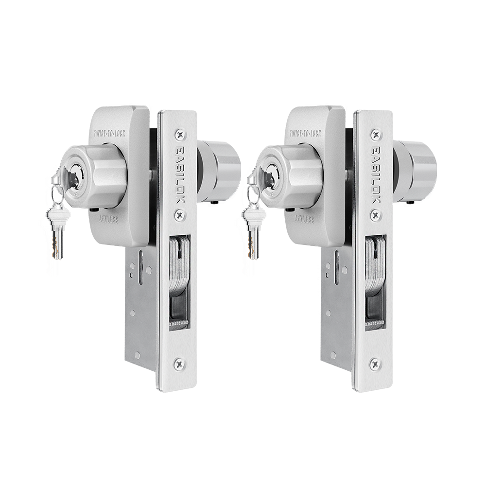 EASILOK SM11 - the ONLY Storefront Door Lock Keyless(Mechanism-Based) replacing the Adams Rite mortise directly