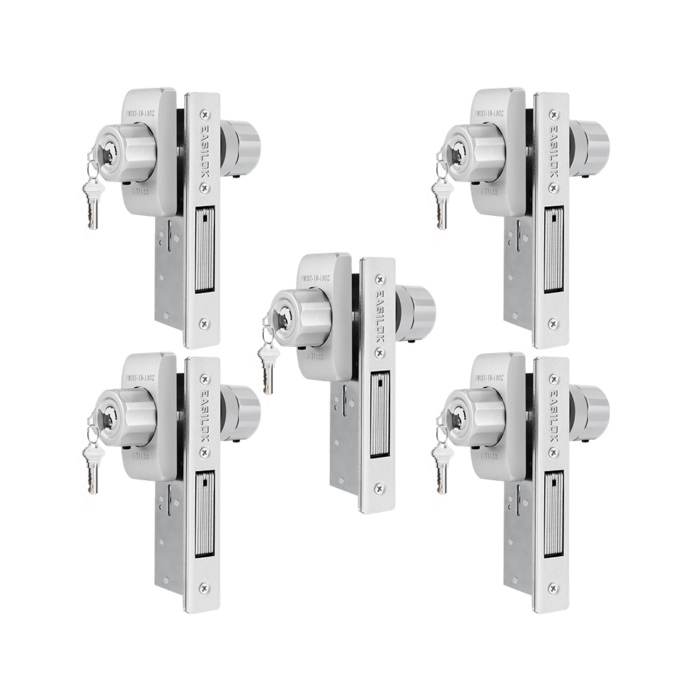EASILOK SM11 - the ONLY Storefront Door Lock Keyless(Mechanism-Based) replacing the Adams Rite mortise directly