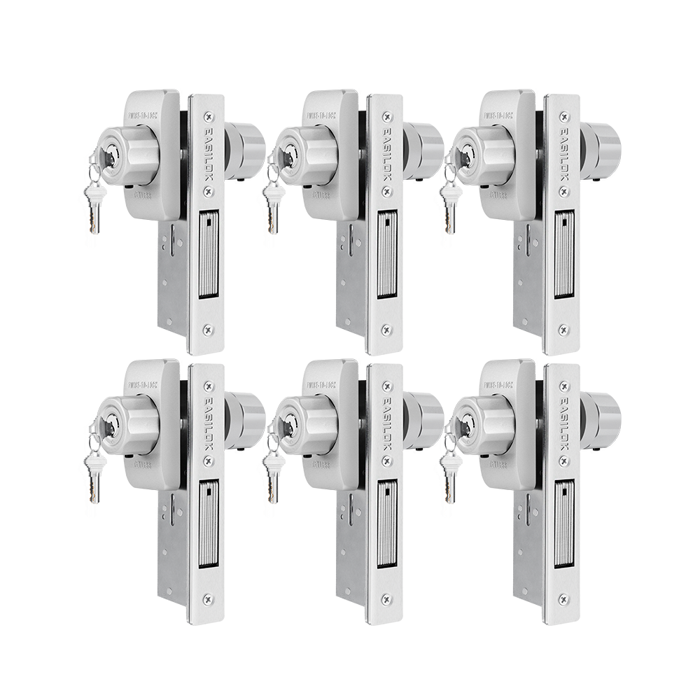 EASILOK SM11 - the ONLY Storefront Door Lock Keyless(Mechanism-Based) replacing the Adams Rite mortise directly