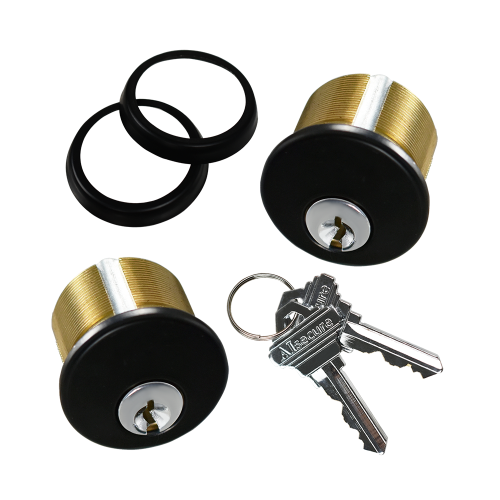 EASILOK Brass Storefront Door Commercial Mortise Lock Cylinder