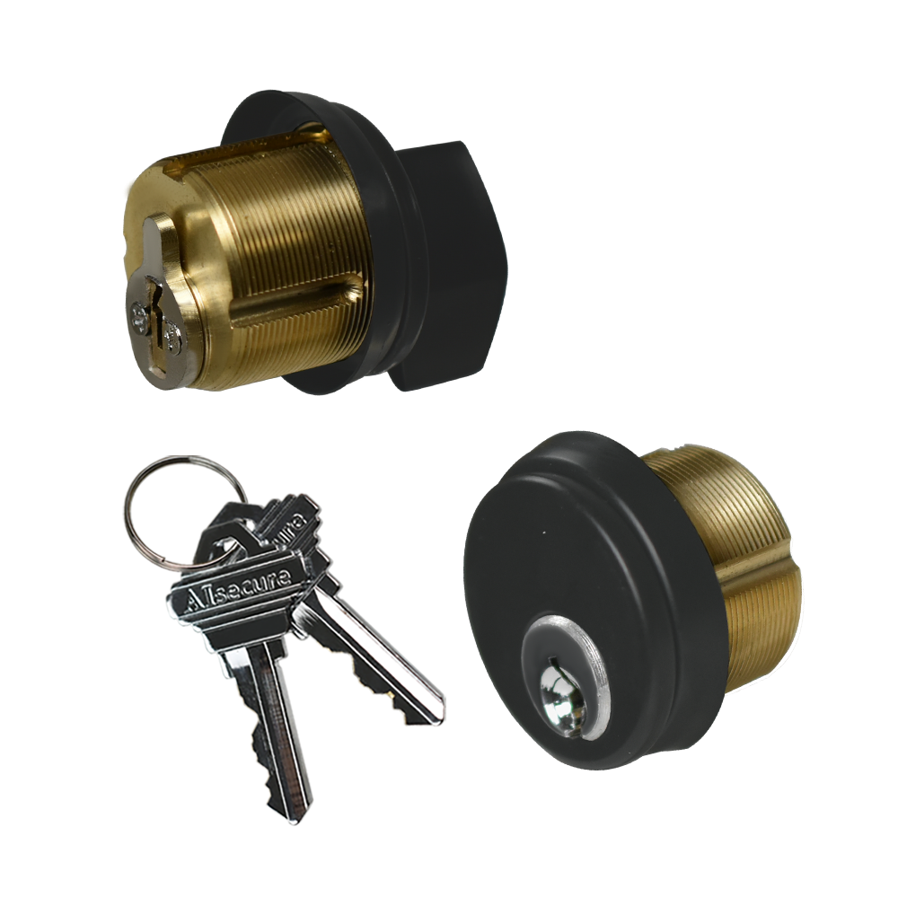 EASILOK Brass Storefront Door Commercial Mortise Lock Cylinder