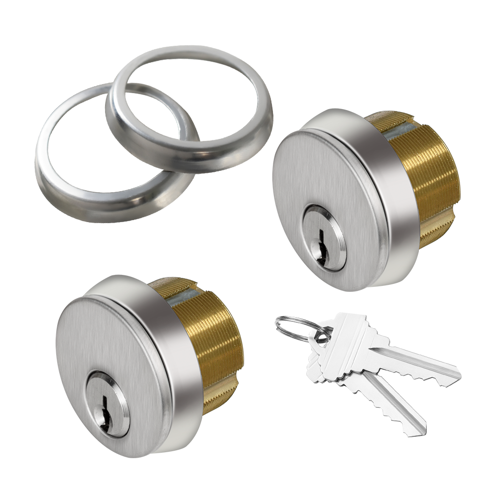 EASILOK Brass Storefront Door Commercial Mortise Lock Cylinder