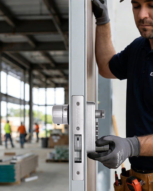 SK11 Plus keyless storefront door lock replacement for Adams Rite MS1850S