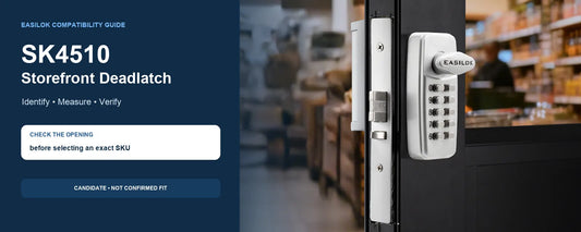EASILOK SK4510 Compatibility Guide: Replacing an Adams Rite 4510-Style Deadlatch