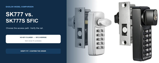 SK777 vs. SK777S SFIC: Which Keyless Bottom Rail Lock Should You Choose?