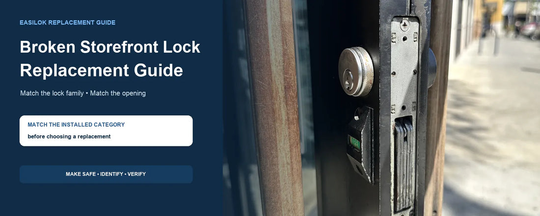 My Storefront Door Lock Is Broken—What Replacement Lock Do I Need?