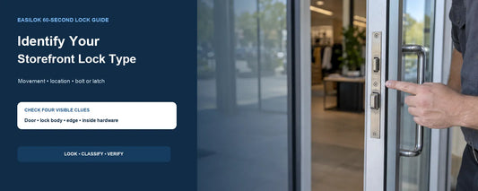 How Do I Identify the Type of Lock on My Storefront Door?