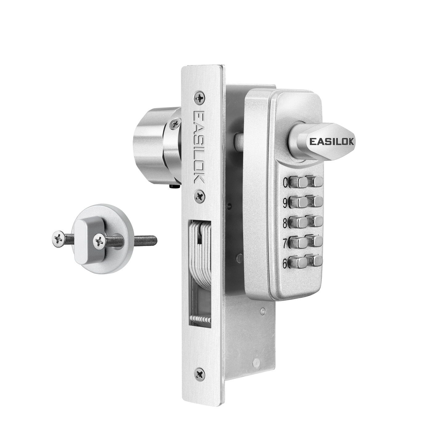 EASILOK--SK11 Plus : 100% keyless keypad Storefront Door Lock, 100% compatibly replacing the Adams Rite MS1850 series mortise,DIY installation with DRILL FREE
