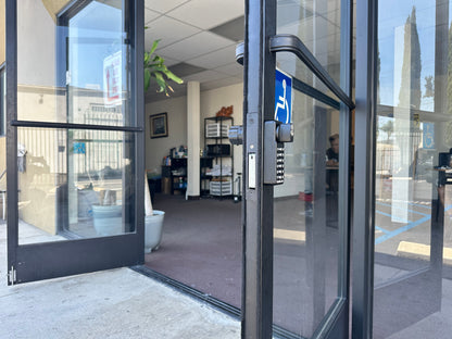 EASILOK SK1850S(sfic): The Only Drill-Free Combination Keyless Storefront Door Lock with SFIC Key Override & DIY Installation cross-patented in the World