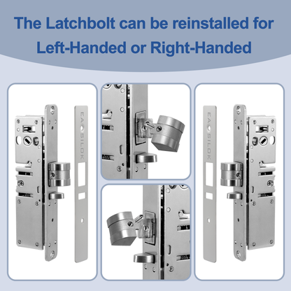 EASILOK SK4510: Keyless Storefront Deadlatch - Patented Non-Handed Mechanical Lock | Direct Adams Rite 4510 Replacement | Heavy-Duty DIY Security for US Narrow Stile Aluminum Doors