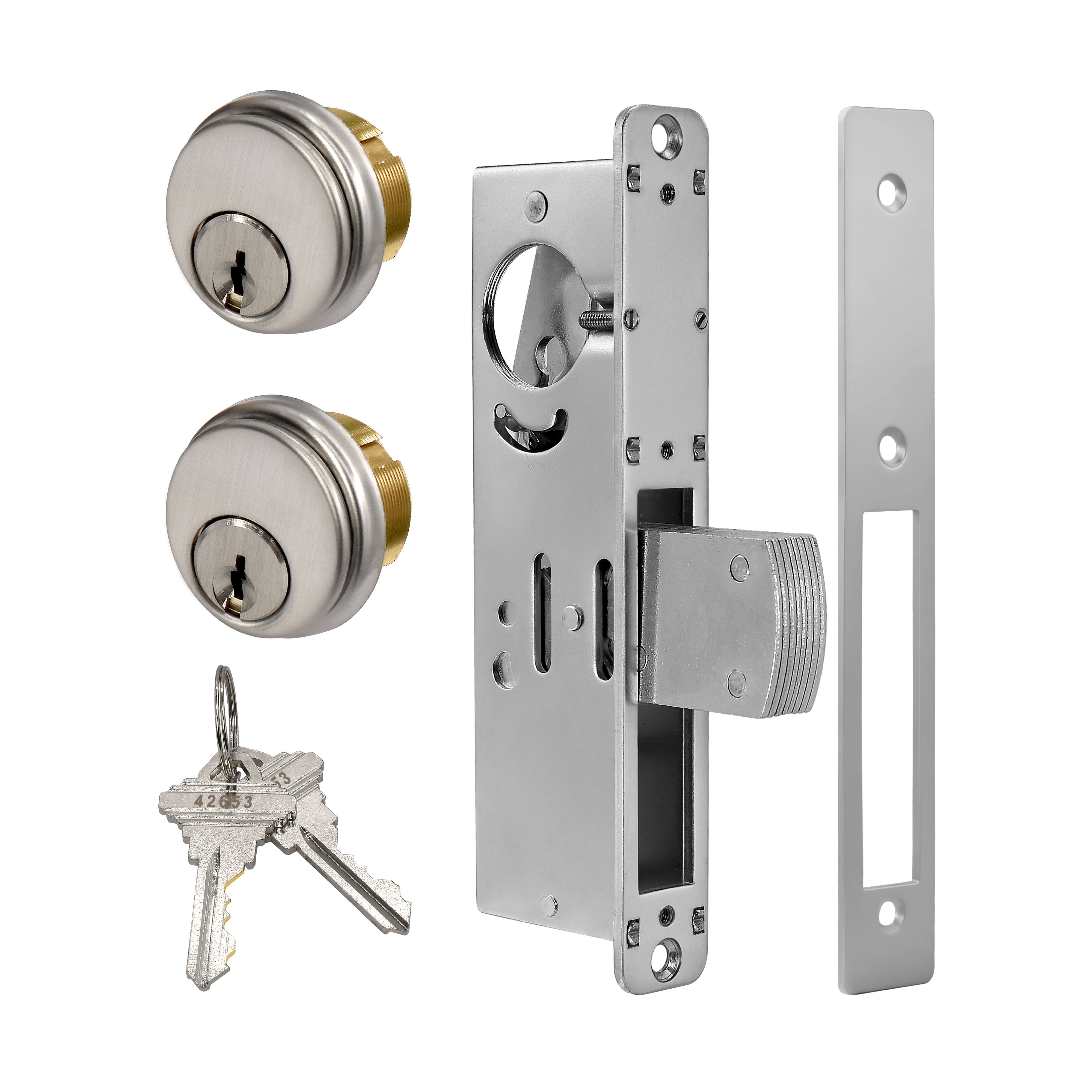 EASILOK Deadlock Kit With Mortise Key Cylinder, Thumbturn, For