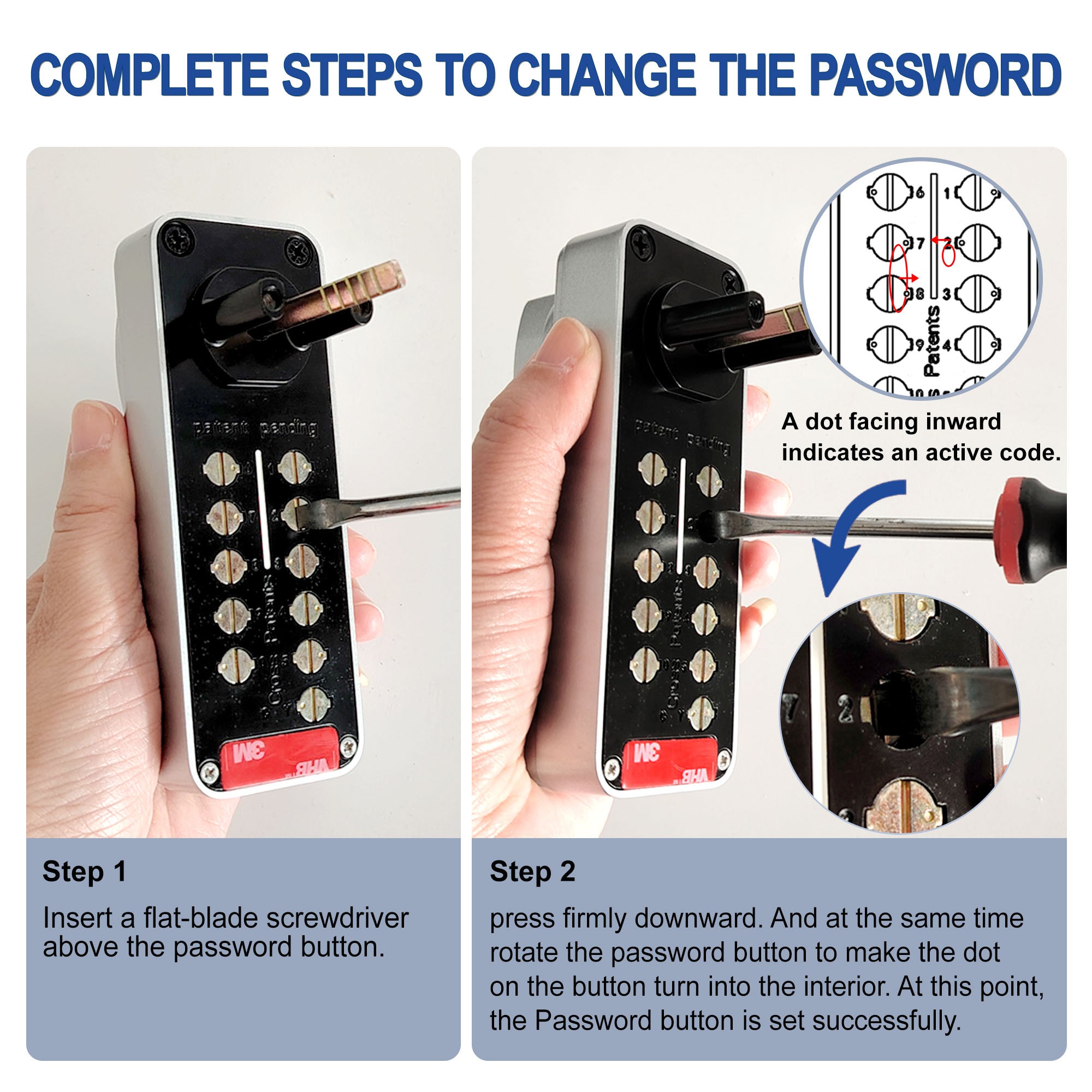 EASILOK SK1850S(sfic): The Only Drill-Free Combination Keyless