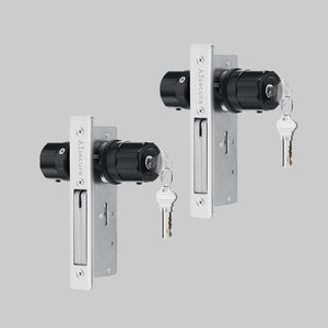 Alsecure 2*A5 Storefront Door Locks Keyed Alike Combo, Backset 1 of 31/32'' and 1 of  1-1/8'',  Dead bolt