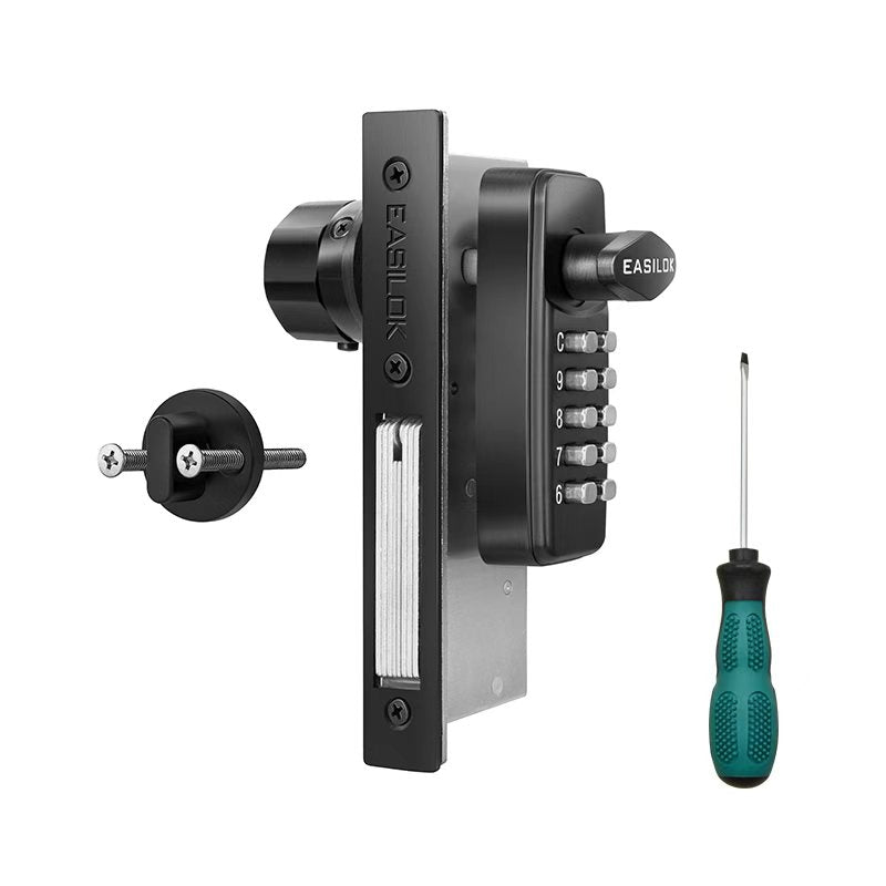 EASILOK--SK11: 100% keyless keypad Storefront Door Lock, 100% replacing the Adams Rite mortise directly