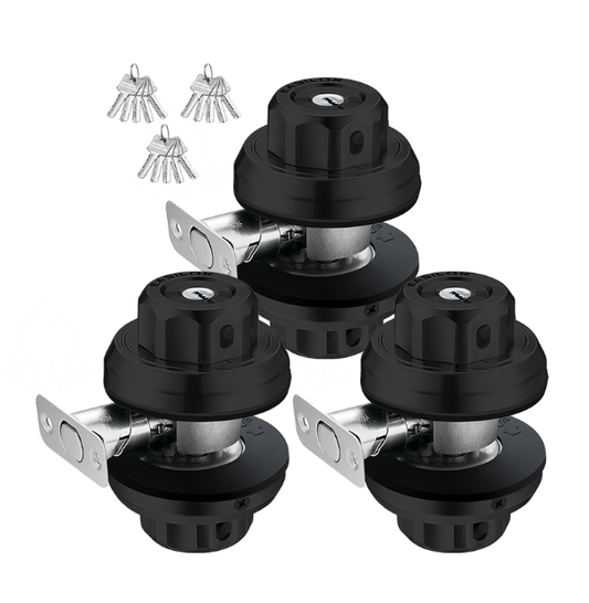 E2  Deadbolt 3 Packs Black +5 lock cylinders custom made