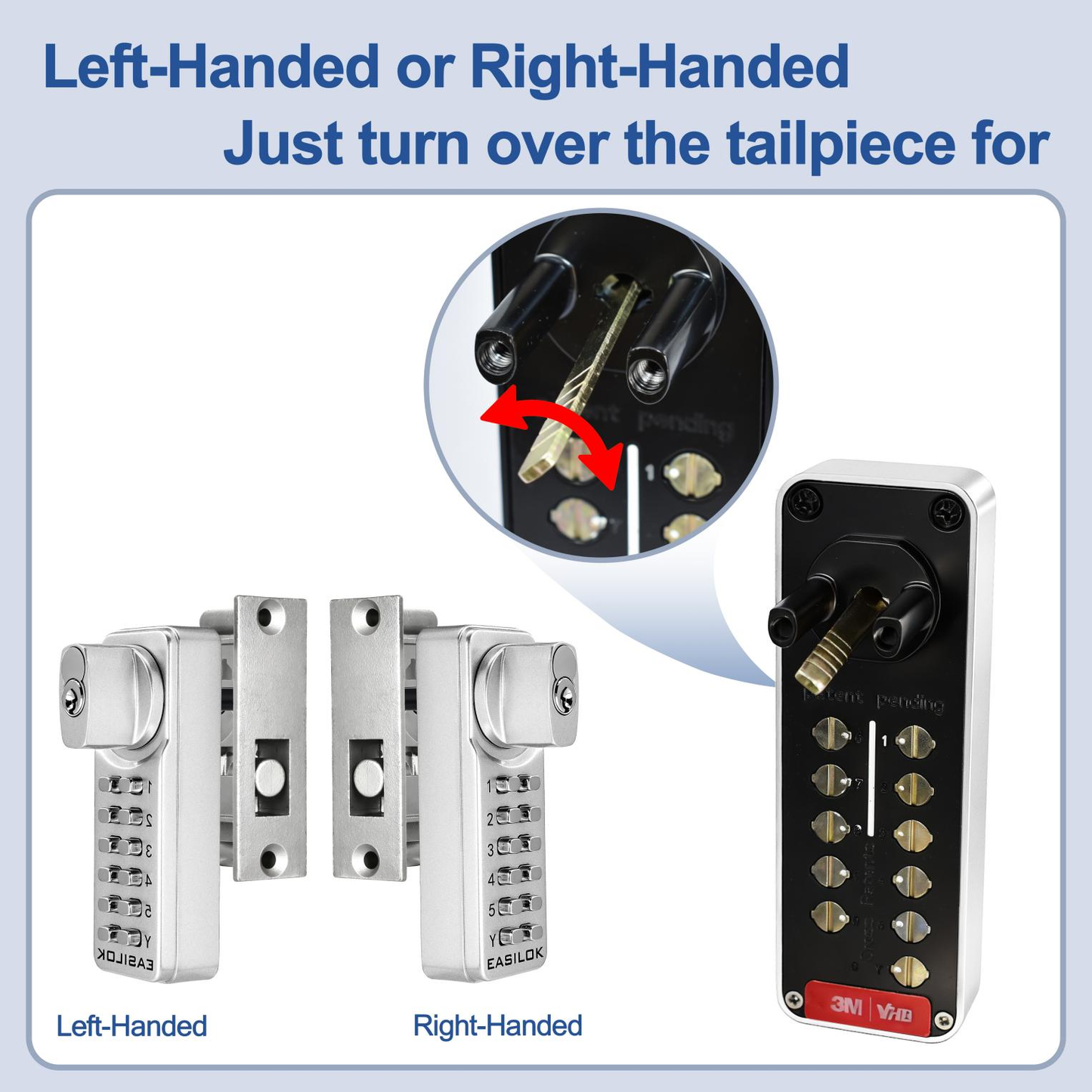 SK777S(sfic):  World’s Only Keyless Bottom Rail Lock SK777S(sfic) | SFIC Key Override | No-Drill Replacement for CRL 777S, FHC R777, ILCO BRL | Professional Grade Mechanical Storefront Security