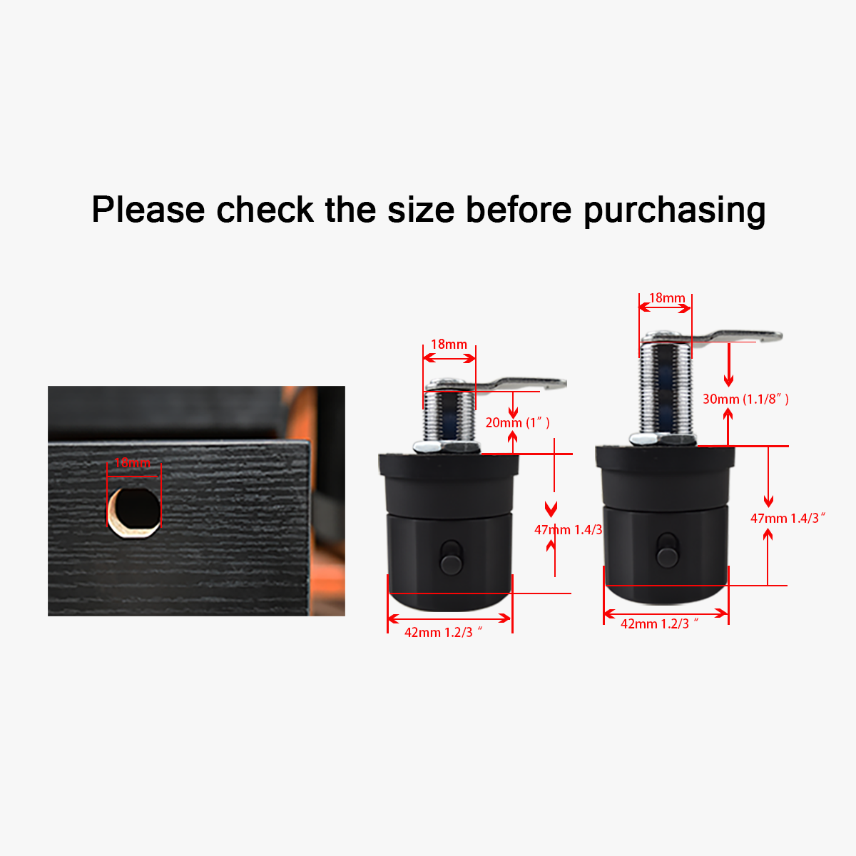 Easilok A7 Cabinet Cam Lock