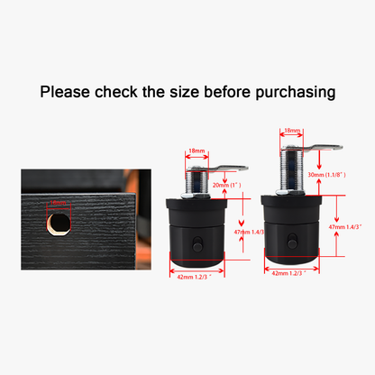Easilok A7 Cabinet Cam Lock