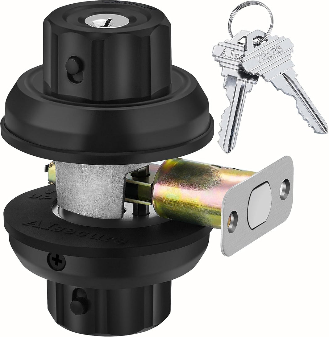 Twist to Lock storefront door lock keyless with unpickable Night Latch ...