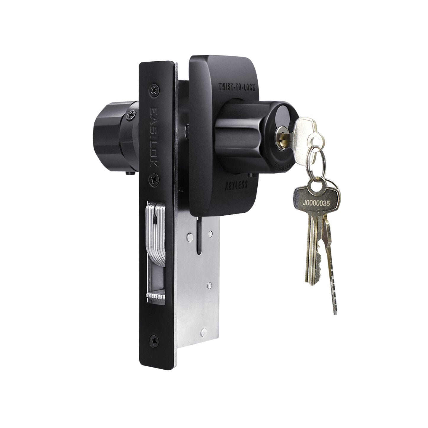 EASILOK SM12 (SFIC)- the ONLY Storefront Door Lock Keyless(Mechanism-Based) replacing the Adams Rite mortise directly ，SFIC Cylinder