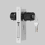 Alsecure A5 Storefront Door Locks Keyed Alike Combo, Backset 1-31/32'' (25mm) , 1-1/8'' (29mm), Commerical Deadbolt Mortise Lock With Anti-Mislock Button