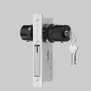 Alsecure A5 Storefront Door Locks Keyed Alike Combo, Backset 1-31/32'' (25mm) , 1-1/8'' (29mm), Commerical Deadbolt Mortise Lock With Anti-Mislock Button