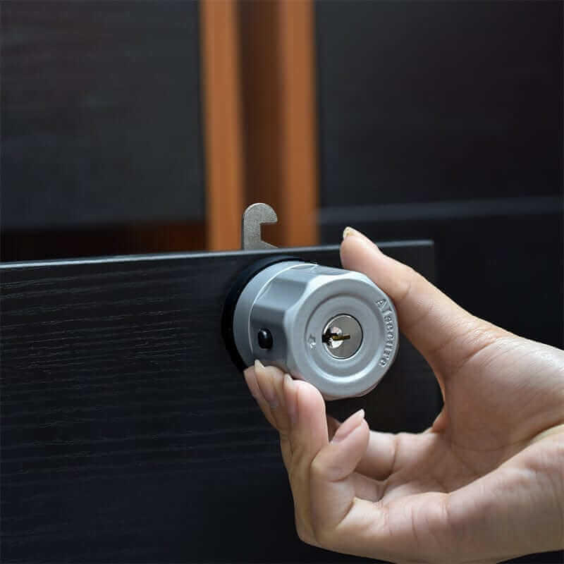 AIsecure A7: Twist-to-Lock Cabinet Cam Lock Silver 7/8”