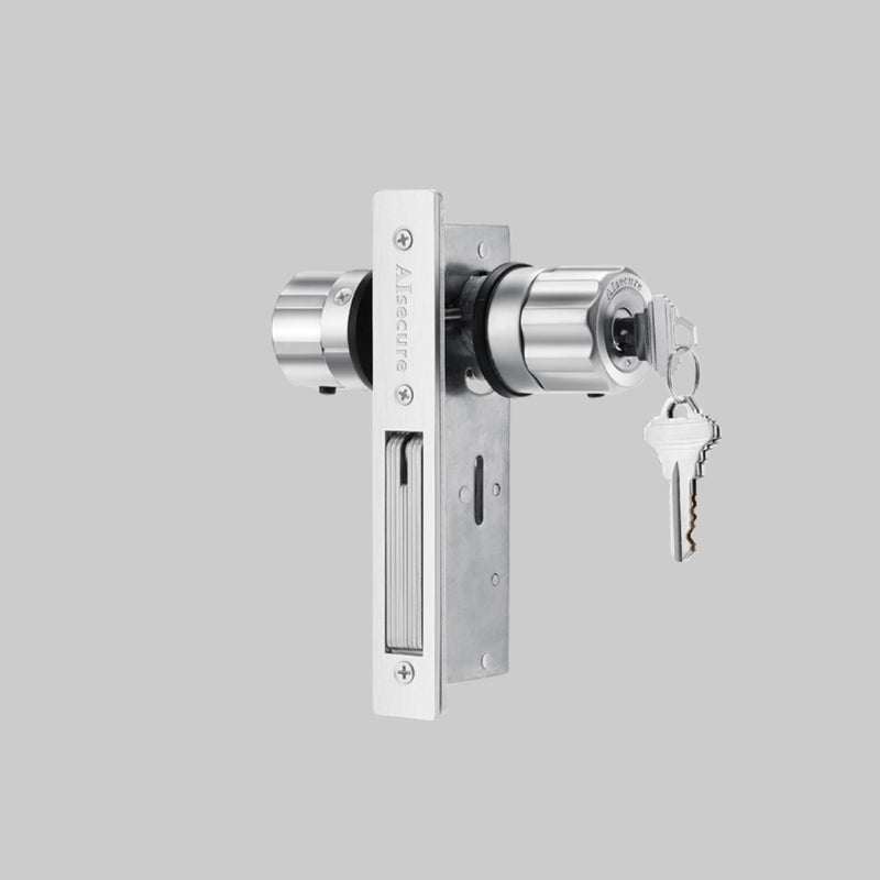 EASILOK A5 Storefront Door Lock, Single-Lock Deadbolt & sliver (choose the correct backset)