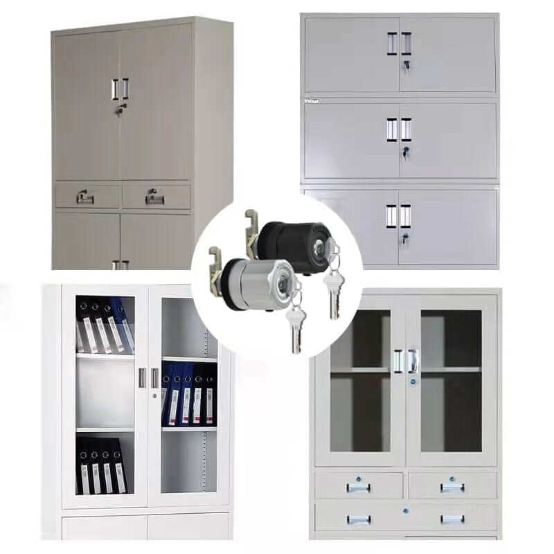 AIsecure A7: Twist-to-Lock Cabinet Cam Lock Silver 7/8”