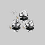 EASILOK E2 ,Twist to Lock Deadbolt Lock Keyless with Night Latch & Anti-Mislock Button, Security Child Safety Lock