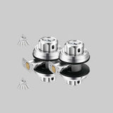 EASILOK A10 Sliding Patio Door Lock （with cylinder) , Matte White