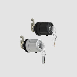 EASILOK 2*A7 (1*Black+1*silver)  Cabinet Cam Lock Keyless with Keyed Alike Combo